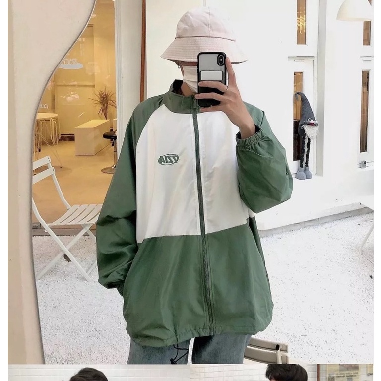 [ Kèm video] Áo Khoác Jackets Dù Mặc Cặp Form Rộng Chữ 7ZIA 2022- Chống Nắng Phong Cách Đường Phố
