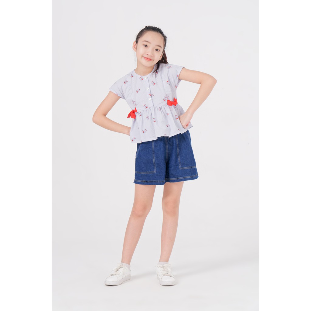 Áo Sơ Mi Bé Gái (3-9 Tuổi) K's Closet K030TES HT