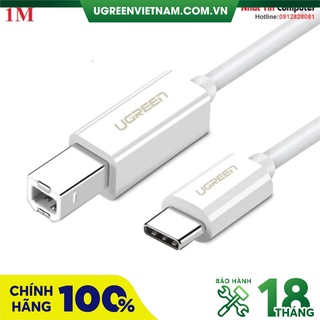 Cáp máy in chuẩn Type-c Ugreen 40560 dài 1M chính hãng