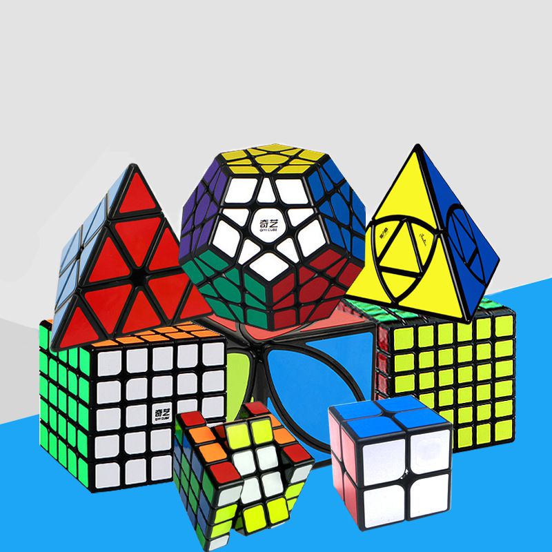 Rubik Khối Dán Có Viền Đen Các Cỡ 2x2/3x3/4x4/5x5/6x6/7x7 và các loại khác