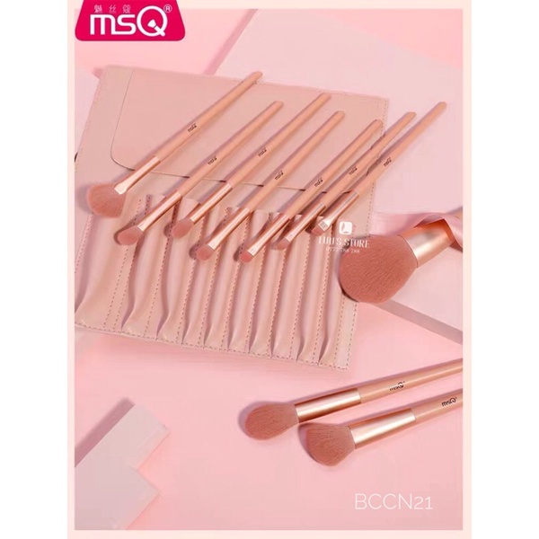 Bộ Cọ MSQ Hồng 10 Cây BCCN21