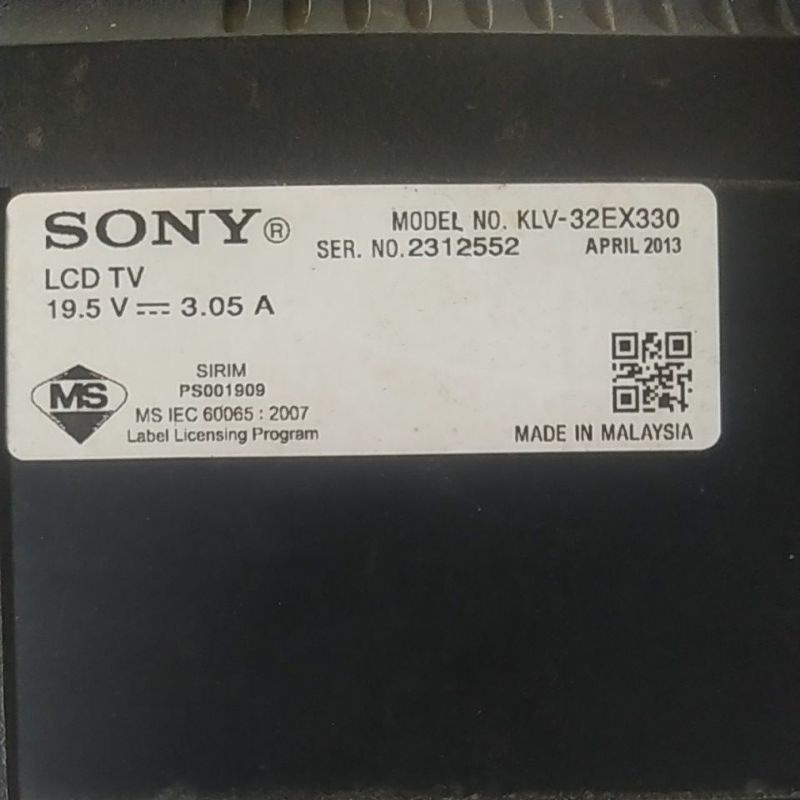 bo mạch tivi Sony 32EX330