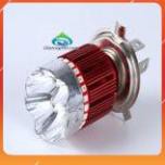 ❤️Deal Sốc❤️ Đèn fa led 3 chân h4-7 màu gắn pha xe máy 206358