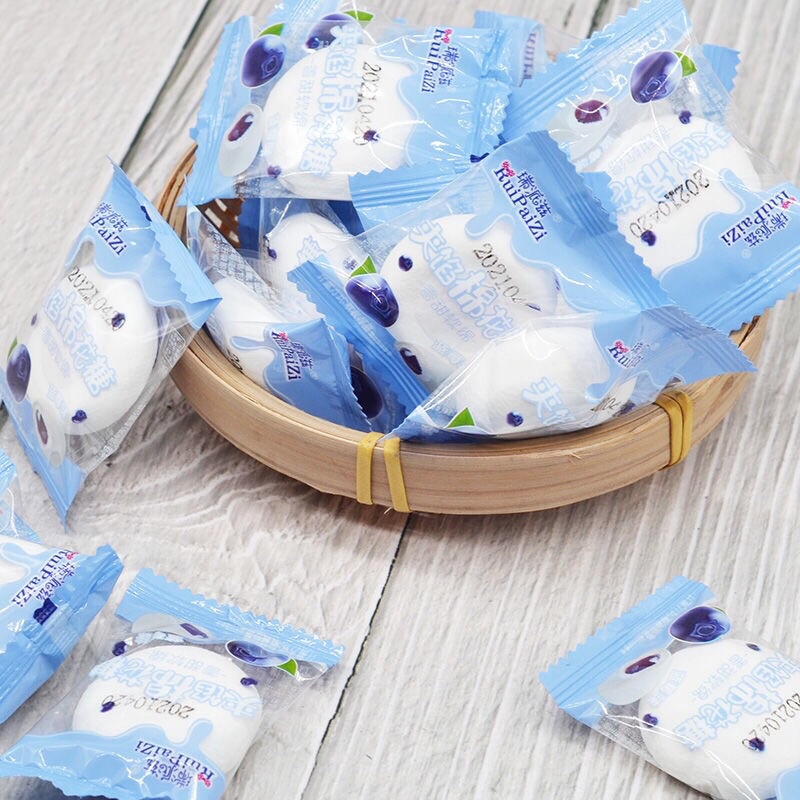 Kẹo marshmallow vị dâu, việt quất 1kg