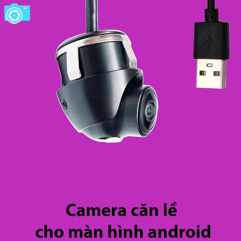 Camera cặp lề cho màn hình android, góc quay siêu rộng, siêu rõ nét, độ phân giải HD 720p - 1280x720, 360