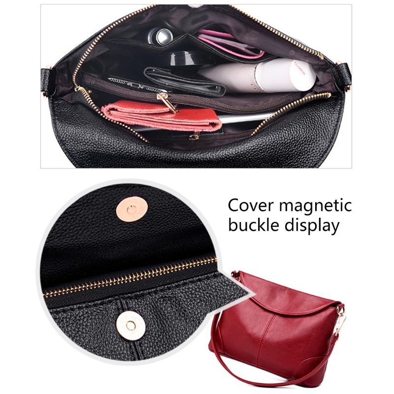 Túi Da PU Đeo Chéo Nhỏ Xinh Với Dây Đeo Ngắn Thời Trang Cho Nữ