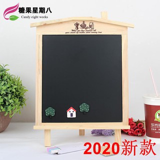 Bảng đen viết chữ kèm giá đỡ bằng gỗ tiện dụng