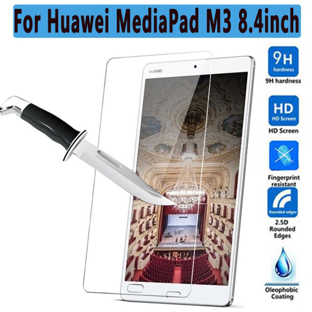 Kính cường lực 9H trong suốt bảo vệ màn hình cho Huawei Mediapad M3 8.4 BTV-W09 BTV-DL09