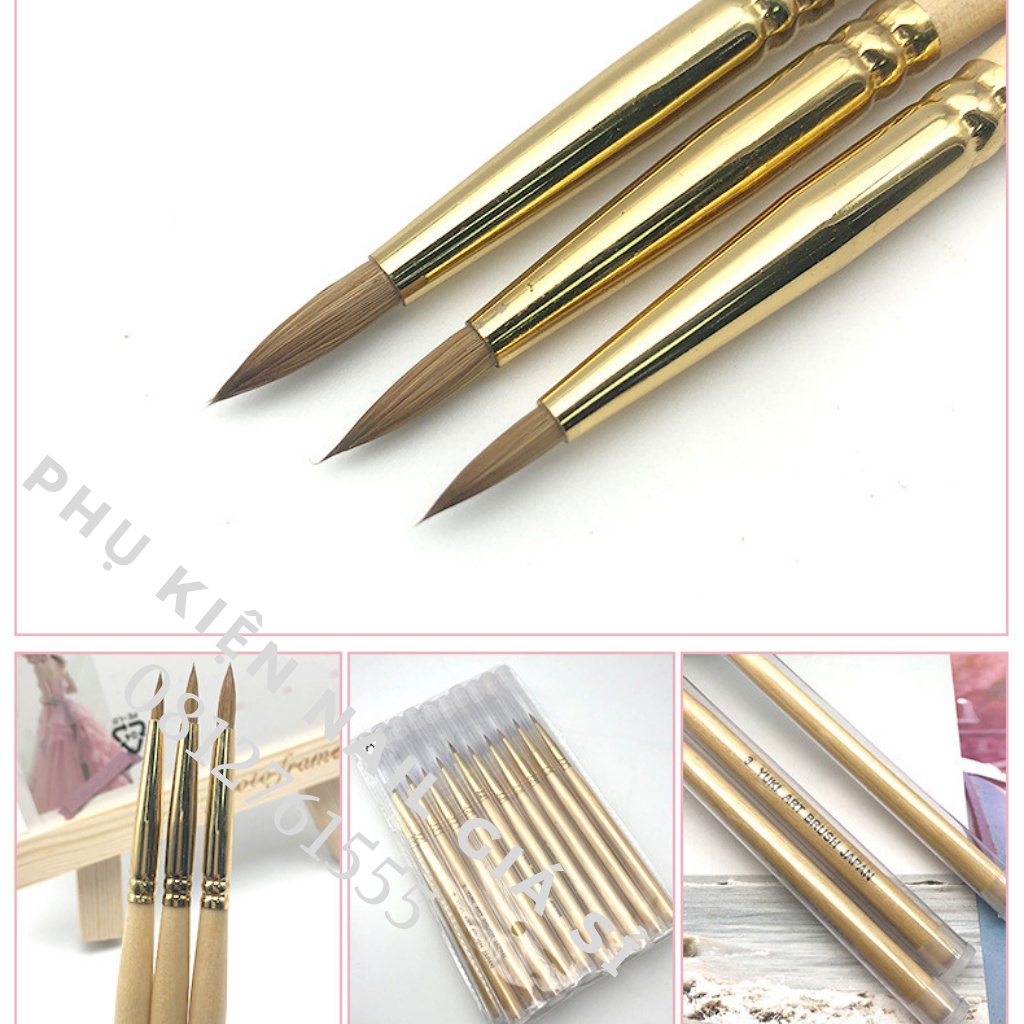 Cọ nặn hoa , bút đắp hoa bột Yuki size 2,3,4