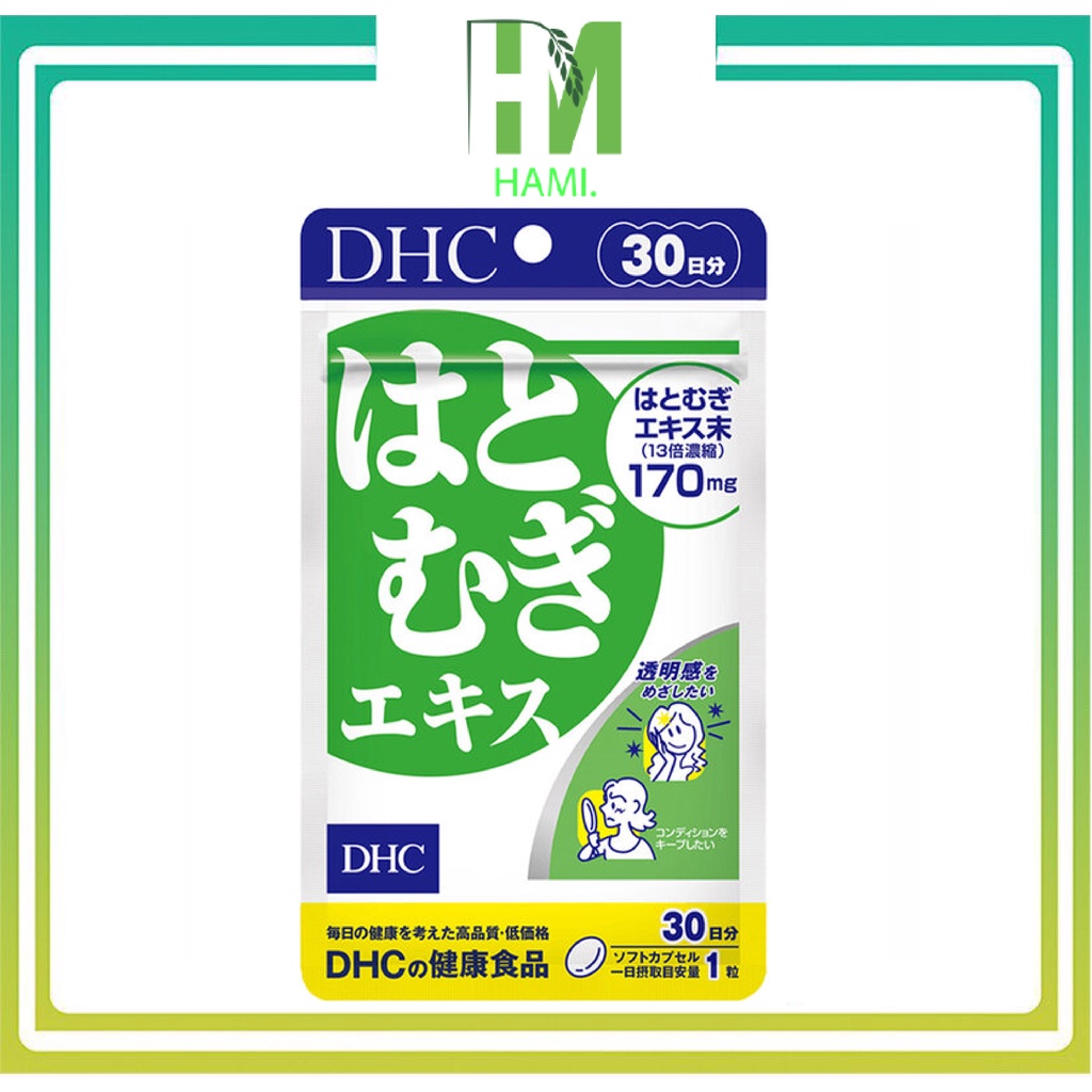 Viên uống Trắng da Adlay Extract DHC Nhật Bản 30v/30 ngày