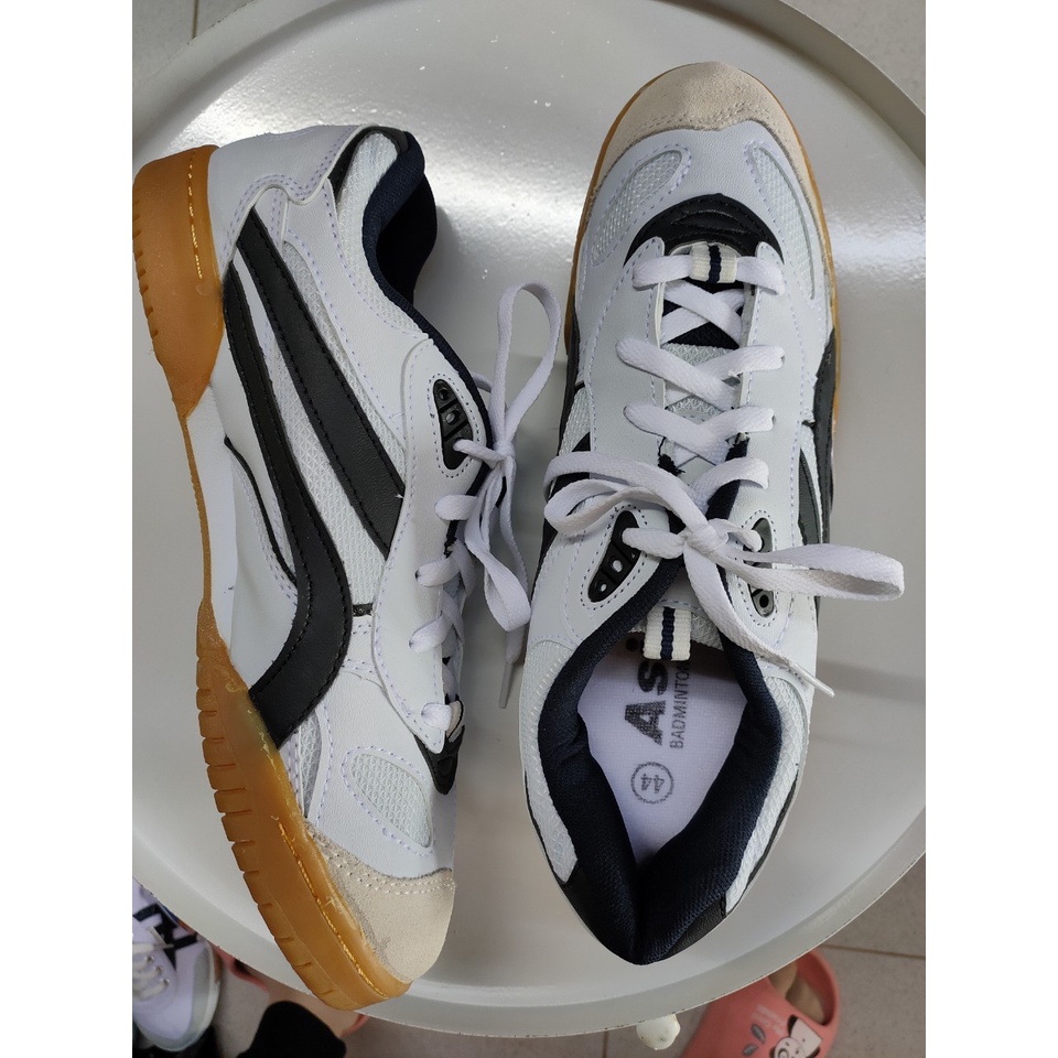 Giày cầu lông ASIA bóng chuyền bóng bàn chạy bộ đế kếp nam-nữ có khâu đế size 38-44