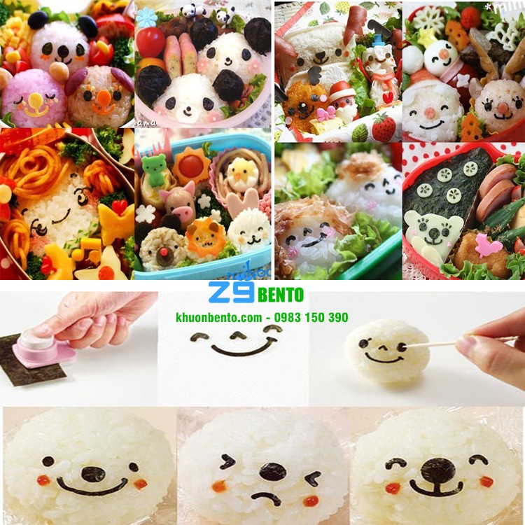 BỘ 3 KHUÔN DẬP RONG BIỂN PANDA