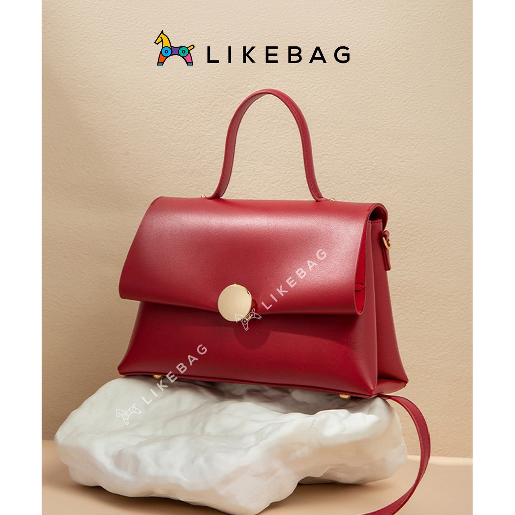 Túi xách nữ đeo vai, cầm tay LIKEBAG da PU mềm đứng form cao cấp 219XK6129-2 - LIBAGI