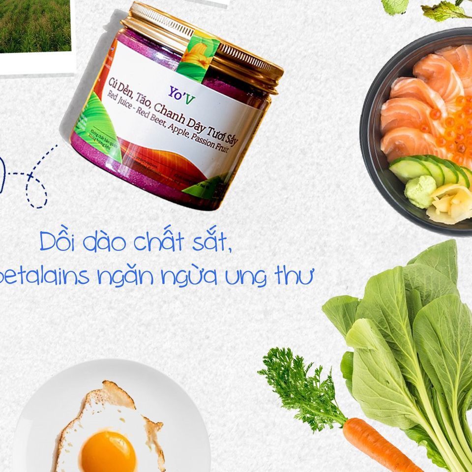 Củ Dền, Táo, Chanh Dây Tươi Sấy VINAMIT YoV 180g