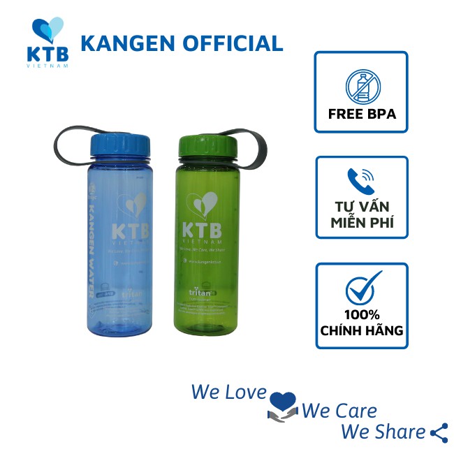 Bình nước bảo vệ môi trường KTB 500ml - KANGEN KTB VN