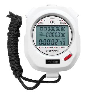 Handheld Digital Stopwatch Chronograph Sports Training Timer Stop Watch