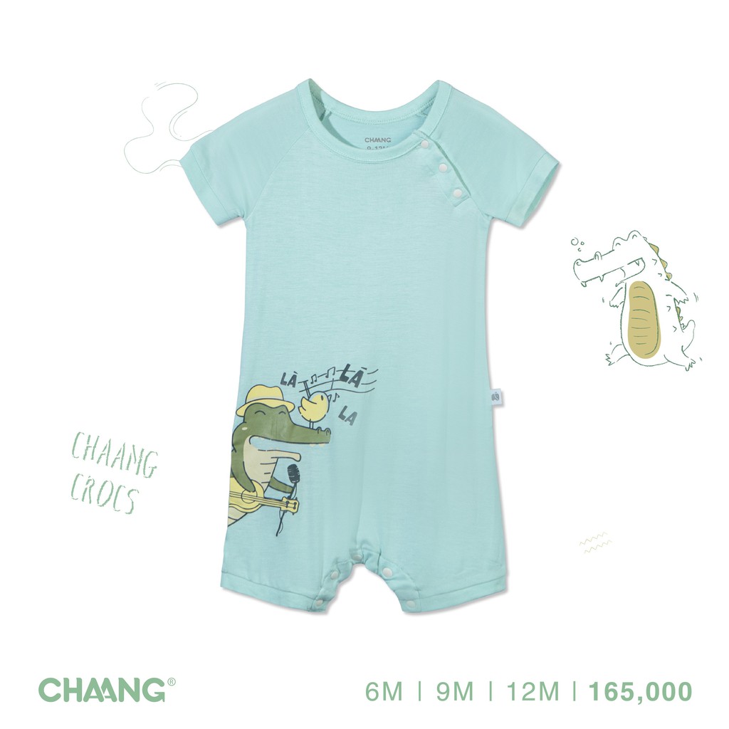 [CHAANG] Body cộc tay cúc vai hãng Chaang, BST Chaang Summer 2021, quân áo trẻ em Chaang cotton an toàn cho bé
