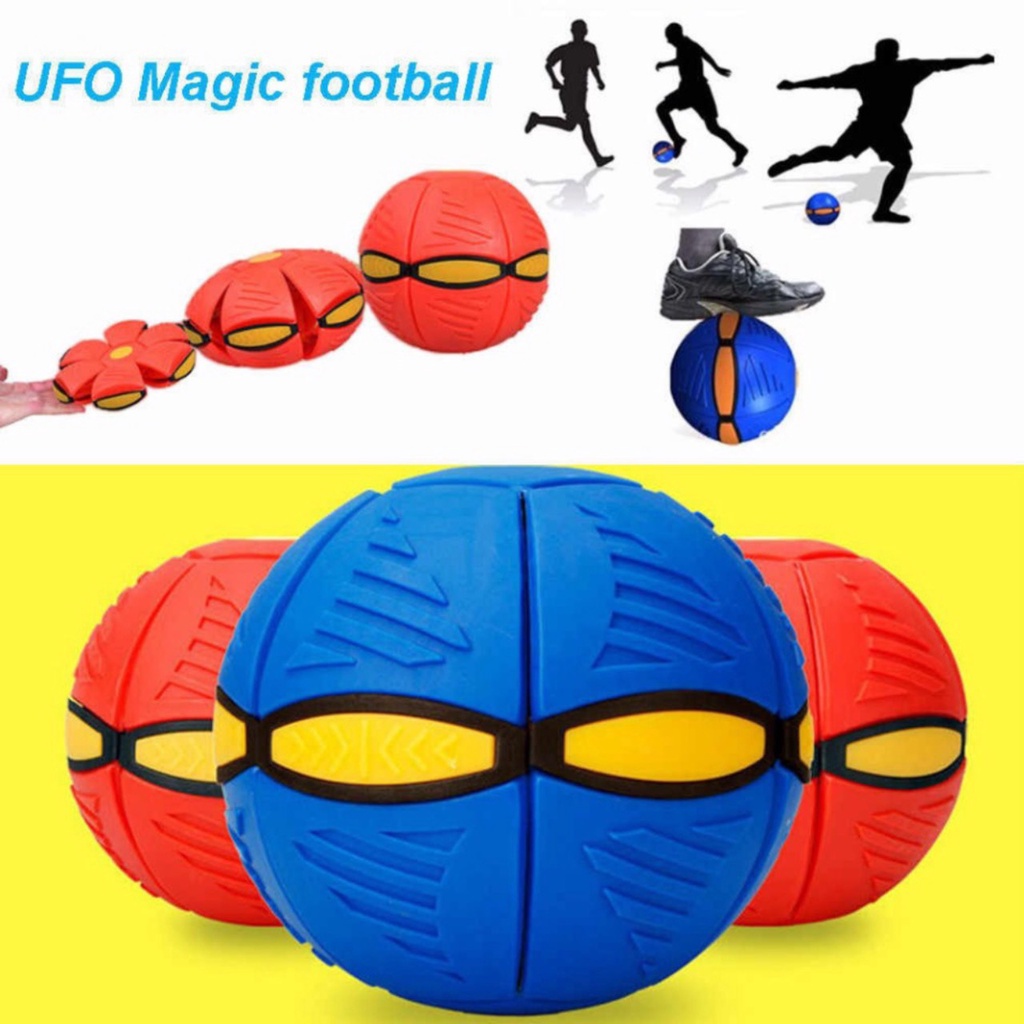 Bóng ma thuật tự nảy - Banh ném biến hình UFO có đèn, Trái banh nảy đàn hồi tiktok