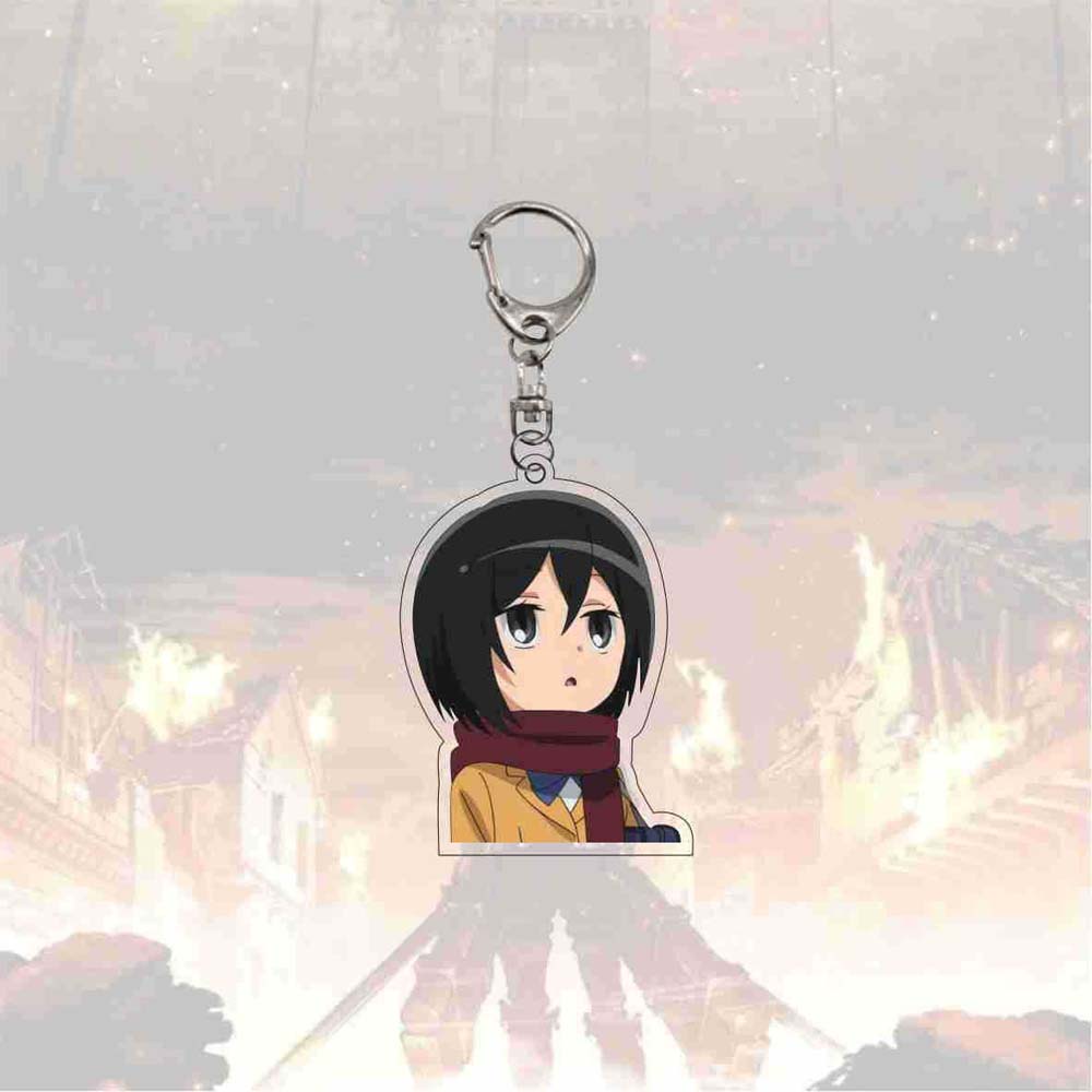 Móc Khóa Họa Tiết Attack On Titan Dễ Thương Bắt Mắt Giá Đỡ