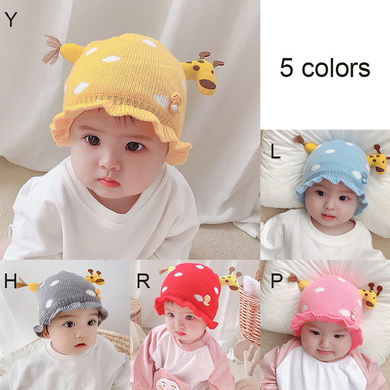 Mũ Len Hình Con Nai Xinh Xắn Cho Bé