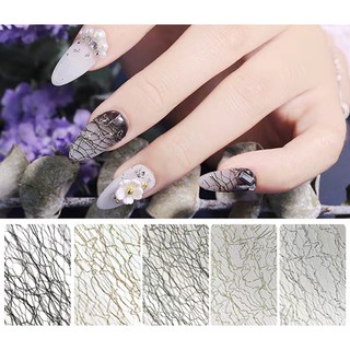 Lưới ẩn gel / bột trang trí móng tay