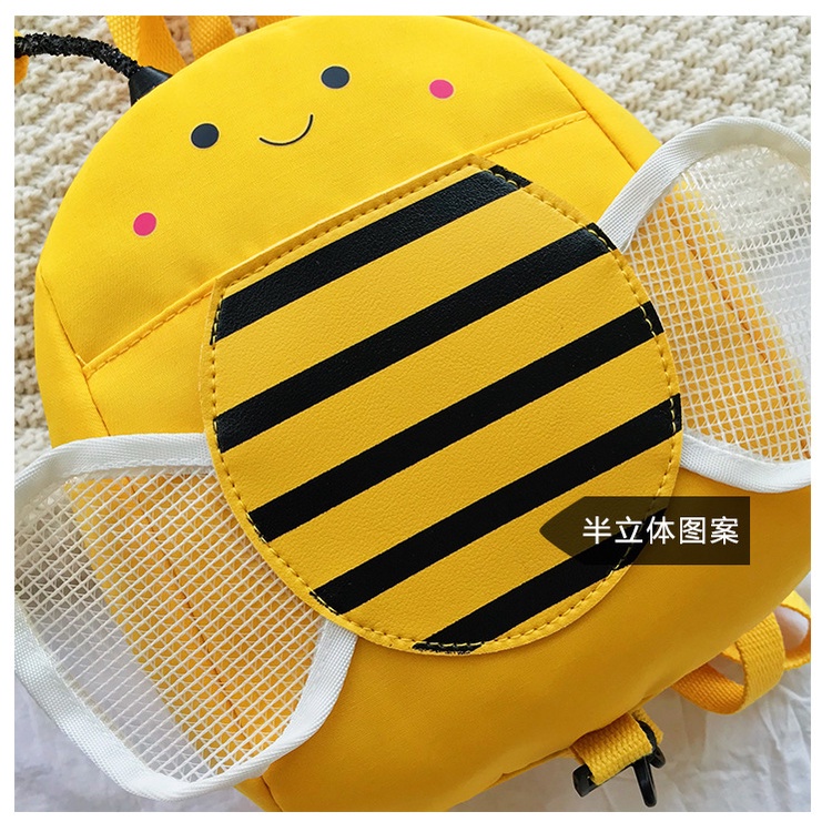 Balo Cho Bé Gái Bé Trai Mẫu Giáo ❤️ Ba lo Trẻ Em Hình Con Ong Ngộ Nghĩnh, Dễ Thương