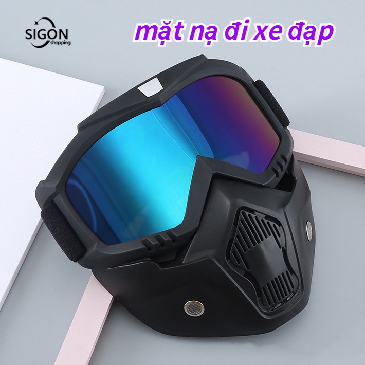 mặt nạ đi xe đạp Kính cưỡi ngựa chống gió Mặt nạ Halley ngoài trời Kính chuyển động xuyên quốc gia