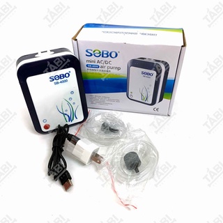 Máy Sủi Khí Oxy Tích Điện SB3000, SB4000 - Máy Sục Khí Oxi Tích Điện SOBO