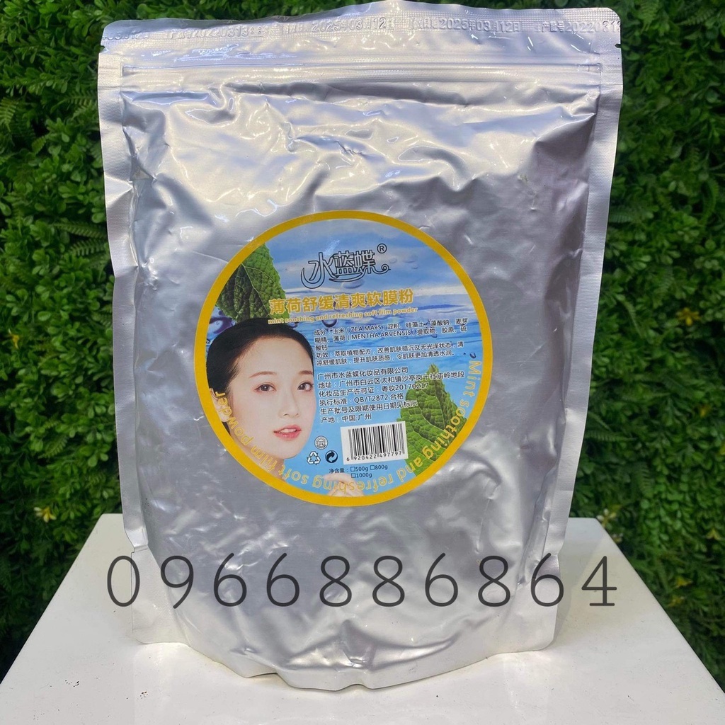 Bột Mặt Nạ BẠC HÀ dẻo, túi Bạc dành cho SPA và TMV