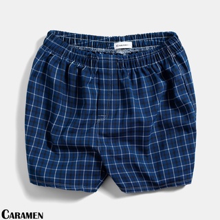 Quần đùi nam mặc nhà CARAMEN short mặc ngủ chất cotton cao cấp mặc mát