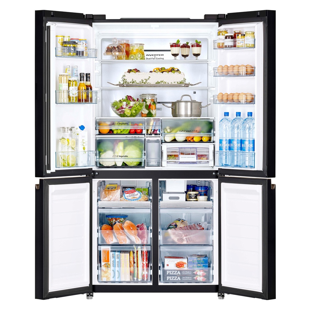Tủ lạnh Hitachi Inverter 569 Lít 4 cửa WB640VGV0