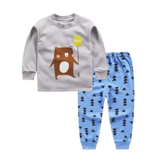 Combo 3 bộ cotton dài tay cho bé