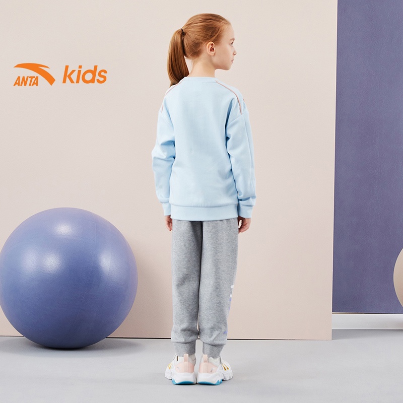 Quần dài thể thao bé gái thương hiệu thời trang Anta Kids 362137771