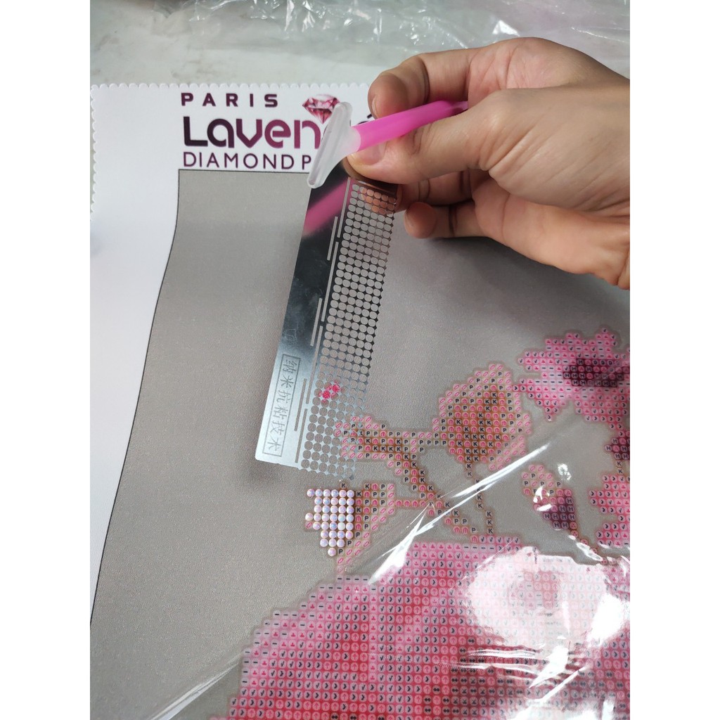 Thước đính đá siêu thẳng hàng đẹp đạt tiêu chuẩn 10 hàng như một dành cho tranh đính đá 11 cm | BigBuy360 - bigbuy360.vn