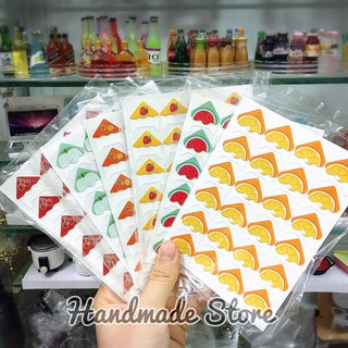 Decal góc mẫu hoa quả