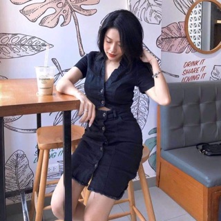 Váy Jeans hàng xuất khẩu chuẩn tag mác sz #x Váy Jeans hàng xuất khẩu chuẩn tag mác sz xs -L# s Váy Jeans hàng xuất -L#