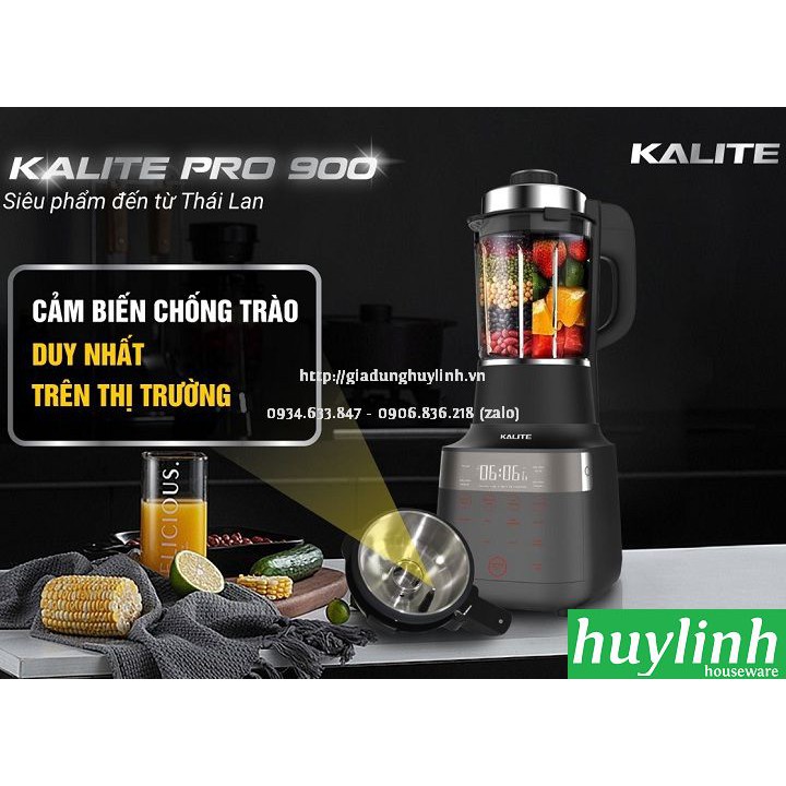 [Mã 44ELSALE1 giảm 5% đơn 3TR] Máy làm sữa hạt đa năng Kalite PRO-900 - 1.75 lít - 2700W - Made in Thái Lan