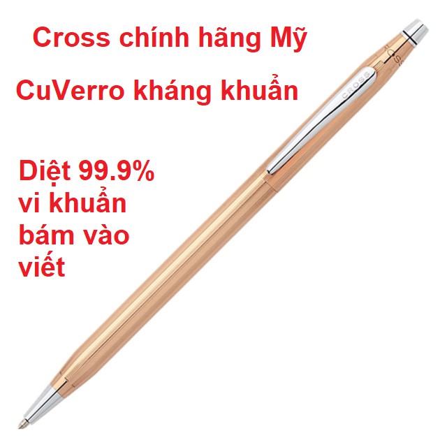 Bút viết ký cao cấp chính hãng Mỹ Cross Century dòng CuVerro diệt 99.9% vi khuẩn bám vào bút viết