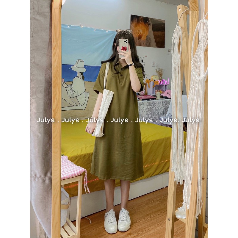 [Mã FATHANG5 giảm 10K đơn 50K] VÁY POLO THUN 3 màu (ảnh thật shop chụp kèm video) | BigBuy360 - bigbuy360.vn