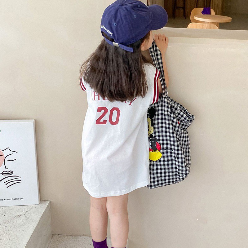 Đầm Thể Thao Sát Nách Thoải Mái Thời Trang Phong Cách Hàn Quốc Cho Bé Gái