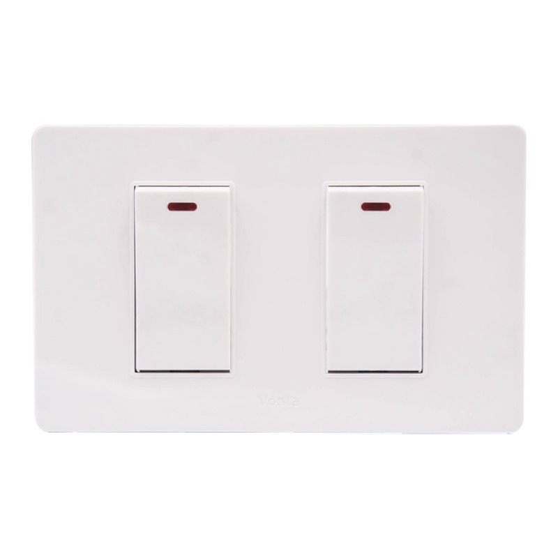 Mặt thiết bị điện 2 lỗ Vonta - Tuỳ chỉnh các hạt theo ý