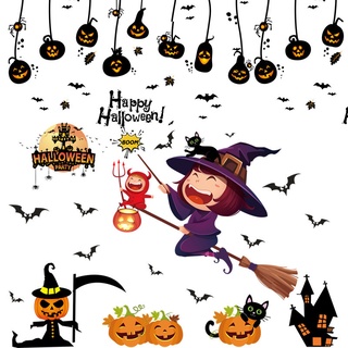 Tranh trang trí halloween dán cửa kính và dán tường