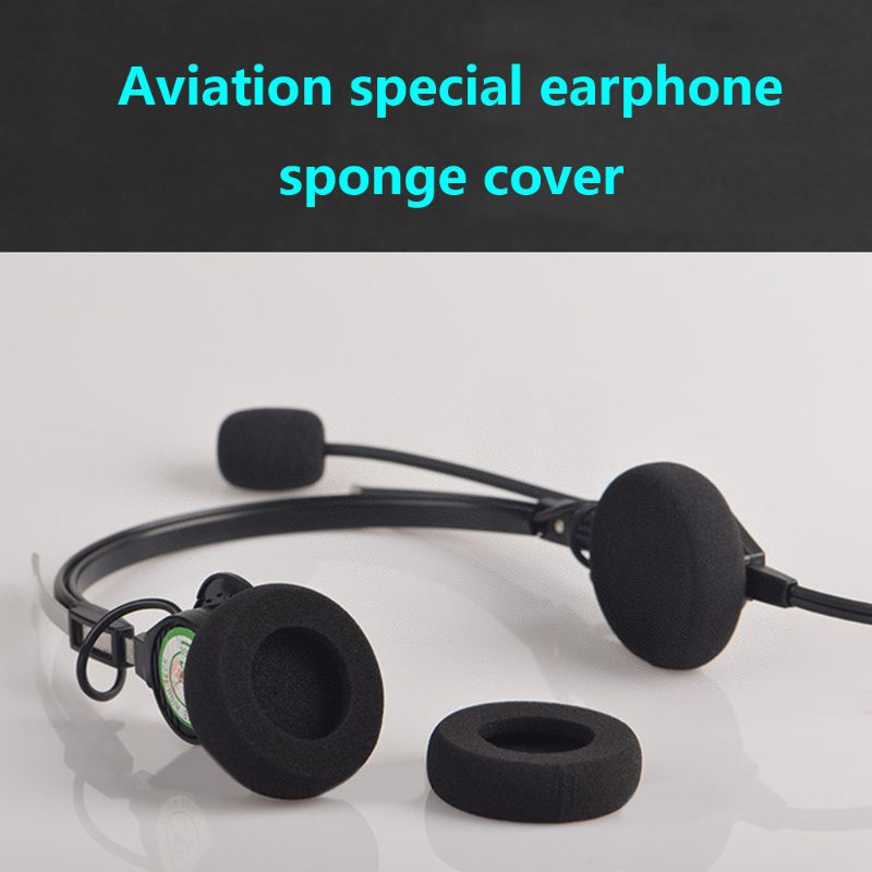 Cặp Mút Đệm Tròn Thay Thế Cho Tai Nghe Chụp Tai TELEX AIRMAN