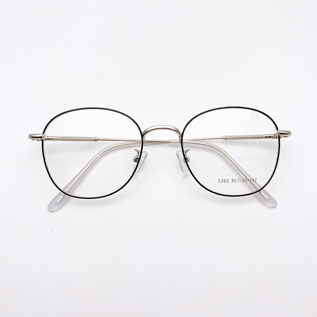 Kính mắt oval_gọng kính kim loại size 4,5cm | BigBuy360 - bigbuy360.vn