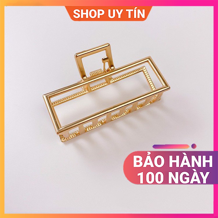 Kẹp tóc càng cua Hàn Quốc nữ đẹp hottrend kim loại cỡ size lớn iLita - Cặp búi tóc dễ thương cào 10 răng, 14 răng