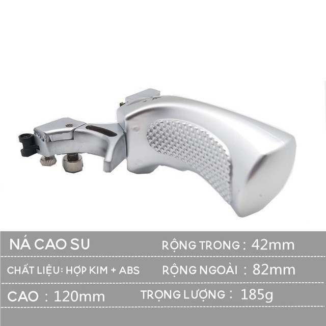 Ná Cao Su Siêu Cấp - Hợp Kim Thép Không Gỉ + Nhựa ABS Siêu Bền - Có Khe, Tâm Ngắm Chính Xác - Tặng 1 Dây Dẹt vip 679jasd