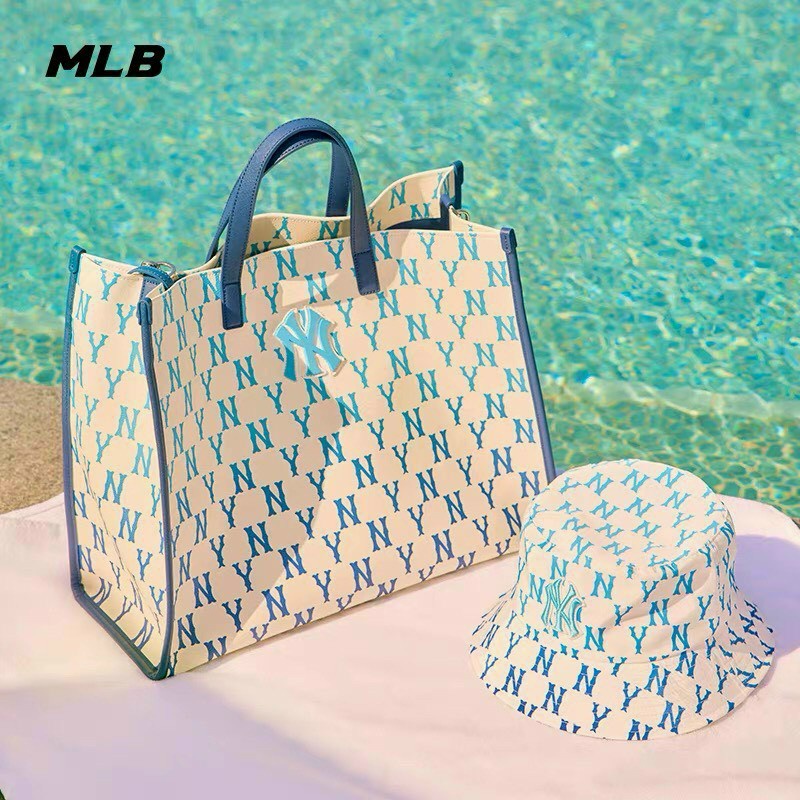 Túi tote MLB kèm ví size 43 x 34 x 19cm hàng xuất dư