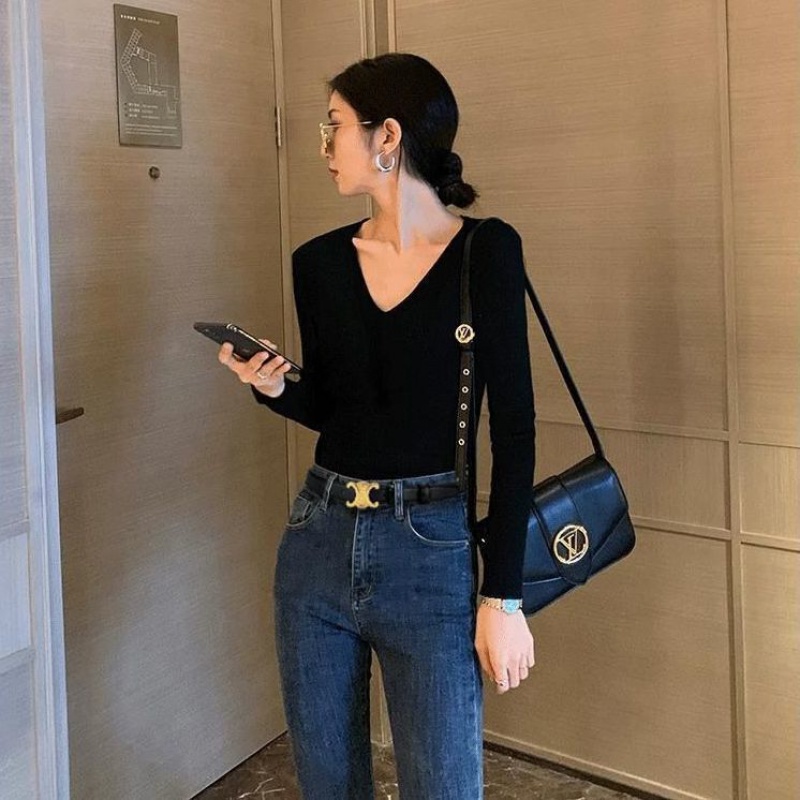 Thắt Lưng Màu Đen Kiểu Hàn Quốc Thiết Kế Đơn Giản Dễ Phối Đồ Cho Nam Và Nữ