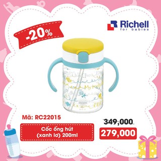 CỐC ỐNG HÚT TAY CẦM RICHELL 200ML