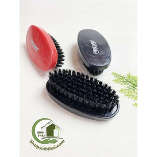 Bàn chải đánh giày - bàn chải oval Kiwi sợi cước đen, đánh bóng giày dép